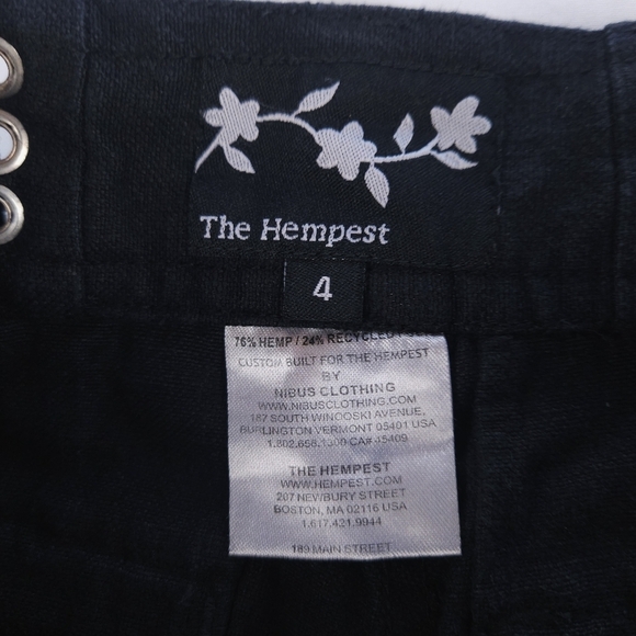 The Hempest Black Capris Size 4 - Picture 9 of 9